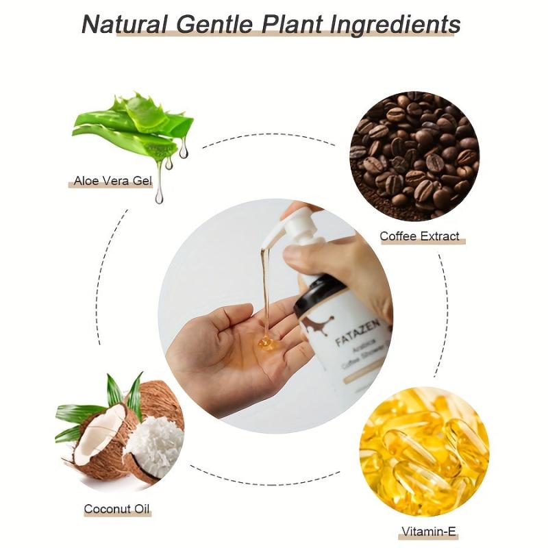 Arabica Coffee Coconut Shower Gel Herbal Whitening Antioxidant Body Wash