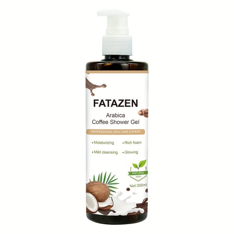 Arabica Coffee Coconut Shower Gel Herbal Whitening Antioxidant Body Wash