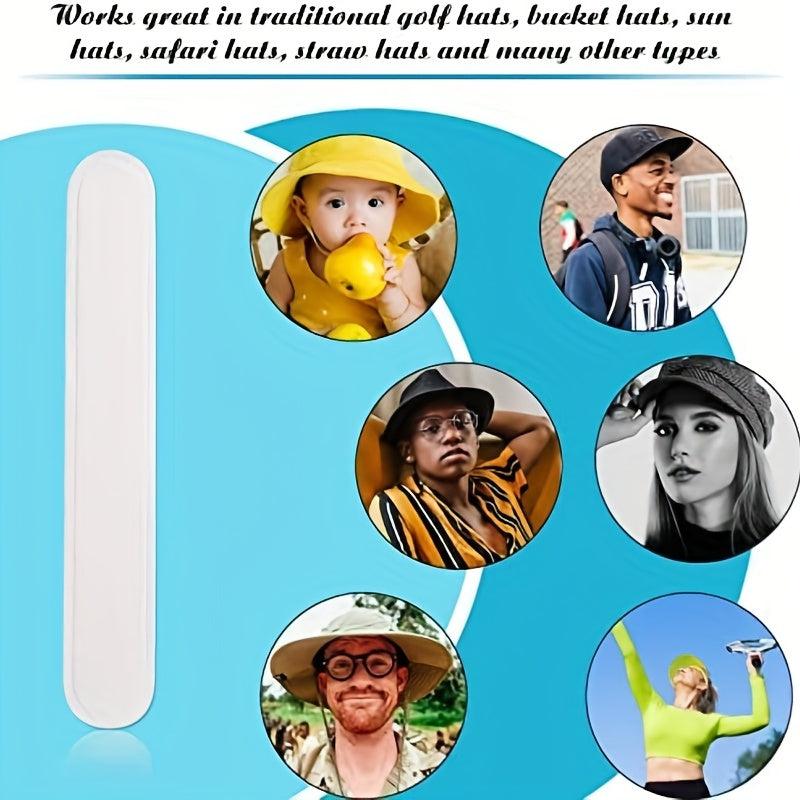 10pcs Golf Hat Sweat Liner Reducer Tape Absorbent Sweatband Reducing Disposable