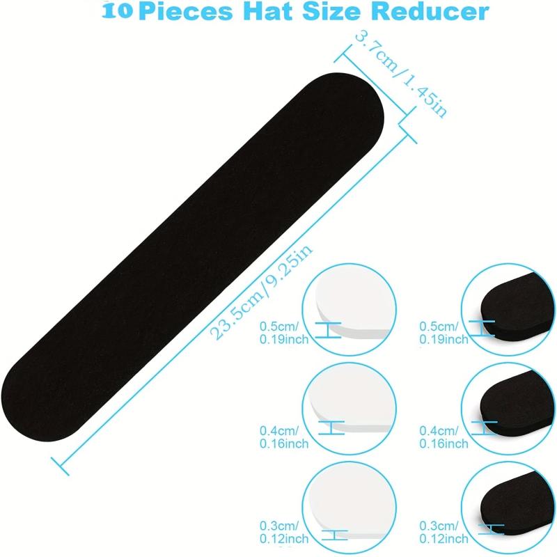 10pcs Golf Hat Sweat Liner Reducer Tape Absorbent Sweatband Reducing Disposable