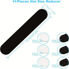 10pcs Golf Hat Sweat Liner Reducer Tape Absorbent Sweatband Reducing Disposable