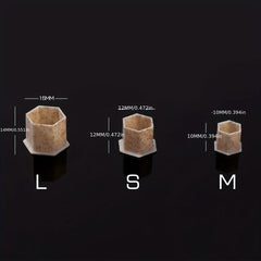 1000 Pcs Biodegradable Tattoo Ink Caps w/Base Pigment Container Cup Supply