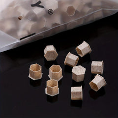 1000 Pcs Biodegradable Tattoo Ink Caps w/Base Pigment Container Cup Supply