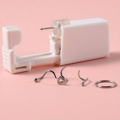Sterile Nose Piercing Kit w/ 4 Studs - Easy Gun Piercer for Jewelry