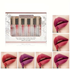 Long Lasting Matte Lipstick Set 6pcs Gift Boxed