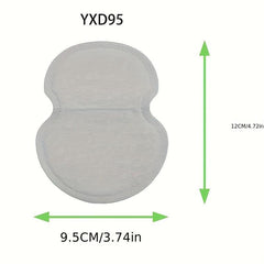 12 Pcs Underarm Sweat Pads Disposable Armpit Sweat Absorbing Guards
