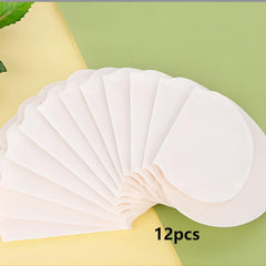12 Pcs Underarm Sweat Pads Disposable Armpit Sweat Absorbing Guards