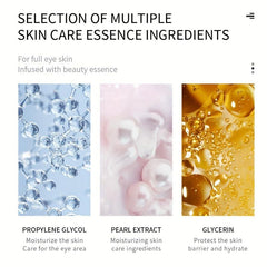 10 Pairs Pearl Eye Mask With Marine Collagen Hyaluronic HA For Dark Circles