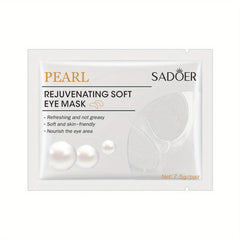 10 Pairs Pearl Eye Mask With Marine Collagen Hyaluronic HA For Dark Circles