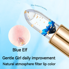 Golden Foil Flower Lip Balm Nourishing And Moisturizing