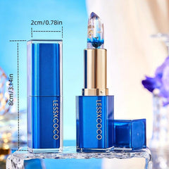 Golden Foil Flower Lip Balm Nourishing And Moisturizing