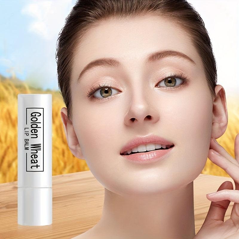 Golden Wheat Lip Balm Hydrating Nourishing Smooth Lip Lines