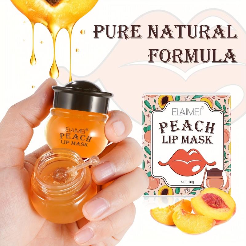 Peach Honey Lip Mask Nourishing Balm Repairing Lips