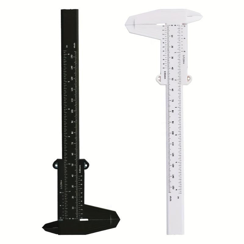 1pc 150mm Tattoo Eyebrow Ruler Brow Caliper Eyebrow Measure Balance Extension
