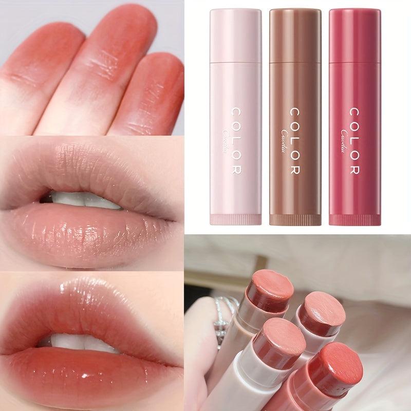 3PCS Moisturizing Lipstick Smooth Lip Lines Improve Dry Cracked Lips
