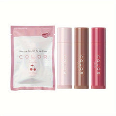 3PCS Moisturizing Lipstick Smooth Lip Lines Improve Dry Cracked Lips