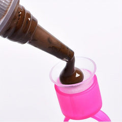 Tattoo Ink Ring Cups Pigment Caps Plastic Makeup Tattoo Ink Cups