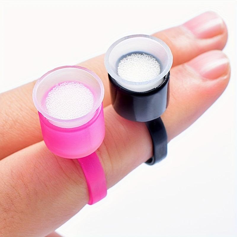Tattoo Ink Ring Cups Pigment Caps Plastic Makeup Tattoo Ink Cups