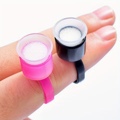 Tattoo Ink Ring Cups Pigment Caps Plastic Makeup Tattoo Ink Cups