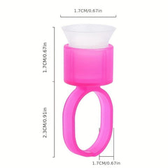 Tattoo Ink Ring Cups Pigment Caps Plastic Makeup Tattoo Ink Cups