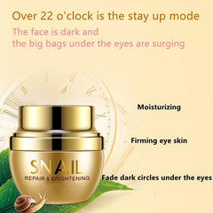 Snail Eye Cream Moisturizing Gentle Moisturizing Fading Dark Circles