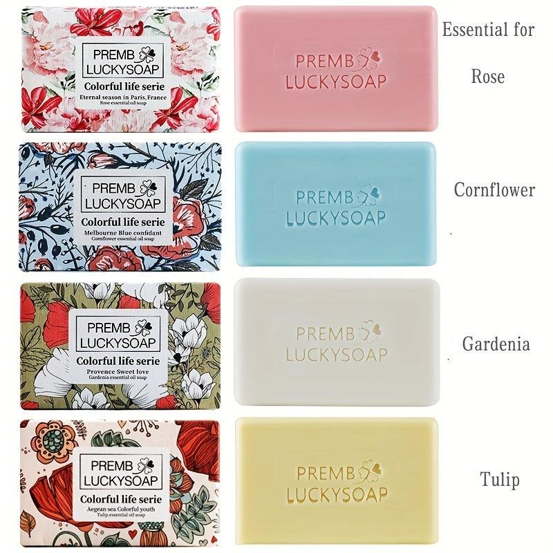 Natural Bar Soap with Essential Oils Deep Skin Cleansing Spa