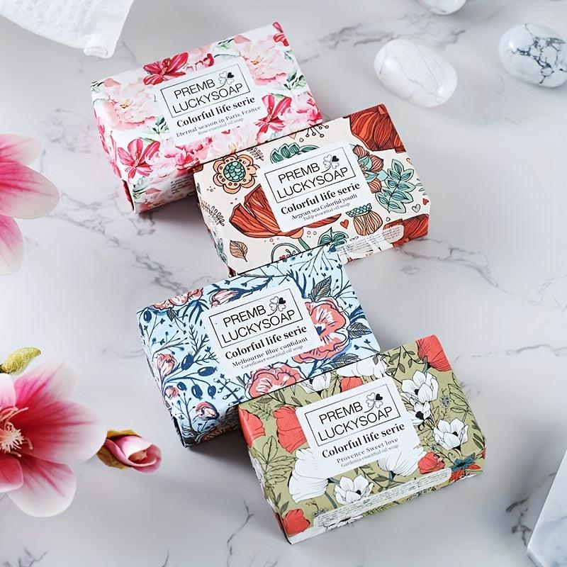 Natural Bar Soap with Essential Oils Deep Skin Cleansing Spa
