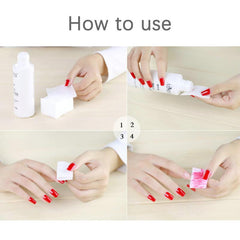540 PCS Pink Nail Towel for Nail Removal and Washing