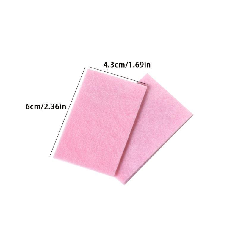 540 PCS Pink Nail Towel for Nail Removal and Washing
