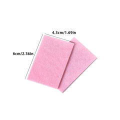 540 PCS Pink Nail Towel for Nail Removal and Washing