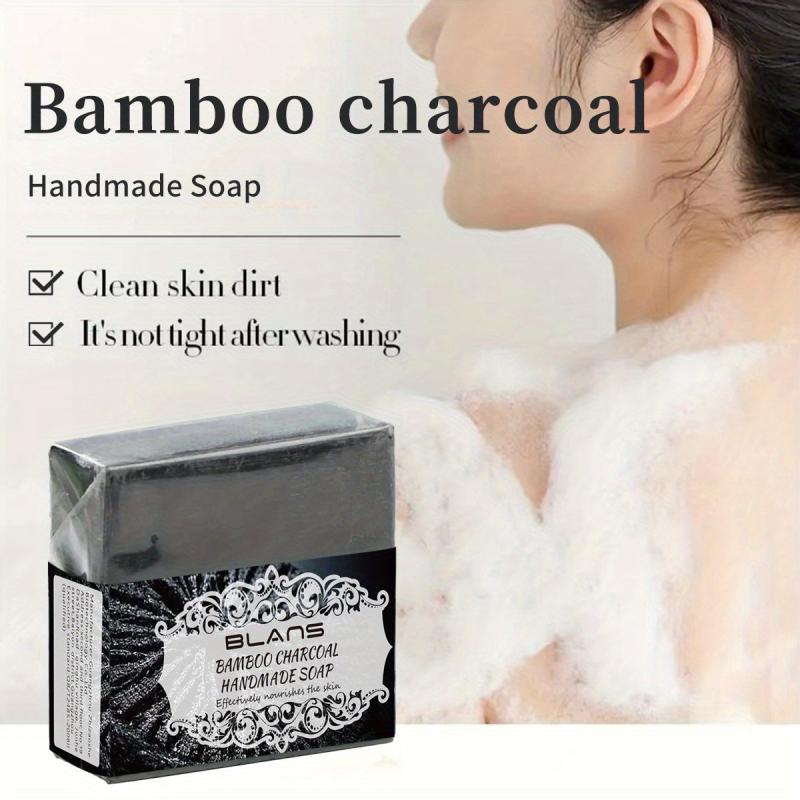 Bamboo Charcoal Essential Soap Blackhead Remover Acne Cleanser