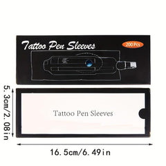 Tattoo Pen Covers 200pcs Tattoo Machine Covers Sleeves Tattoo Pen Bag