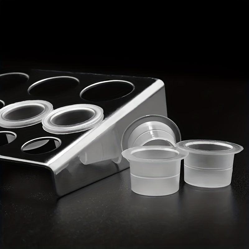 Tattoo Ink Holder Stainless Steel Shelf Stand for Pigment Inks Cup
