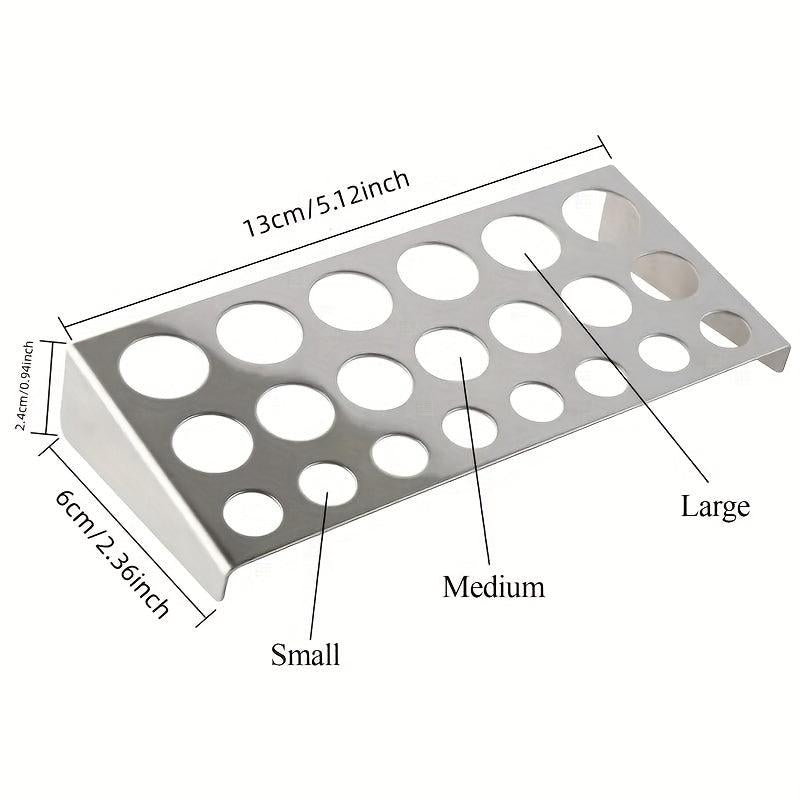 Tattoo Ink Holder Stainless Steel Shelf Stand for Pigment Inks Cup