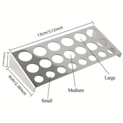 Tattoo Ink Holder Stainless Steel Shelf Stand for Pigment Inks Cup