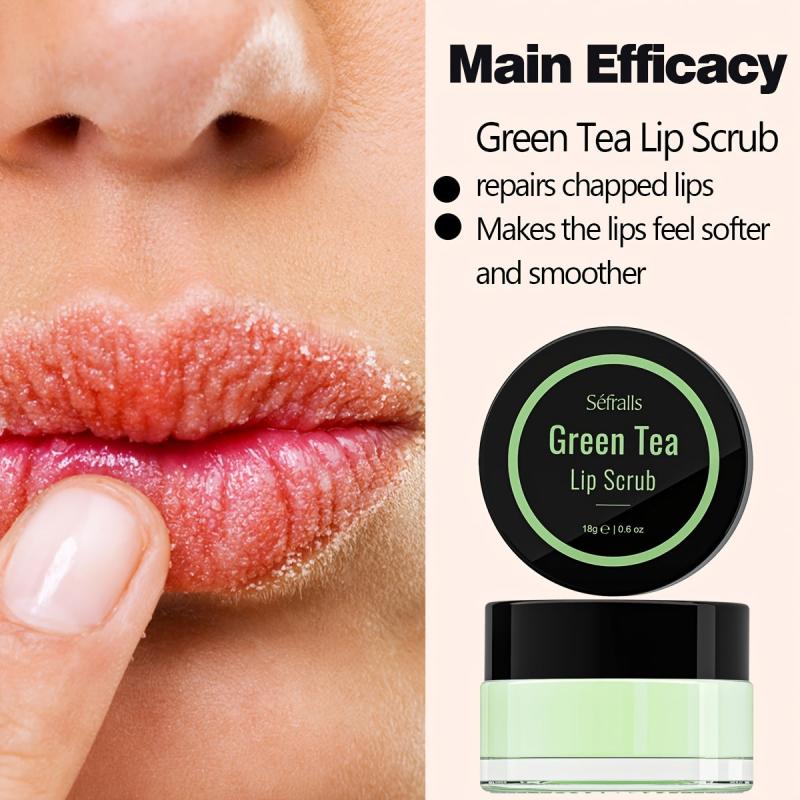 Green Tea Lip Scrub Moisturizing Exfoliator