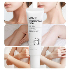 Women's Daily Skin Care Set: Even Skin Tone Cream, Body Cream, Toning Cream