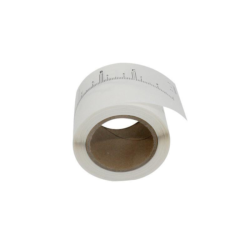 50 Pcs Eyebrow Ruler Sticker Microblading Guide