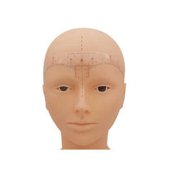 50 Pcs Eyebrow Ruler Sticker Microblading Guide
