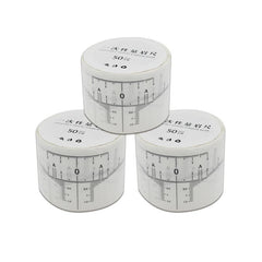 50 Pcs Eyebrow Ruler Sticker Microblading Guide
