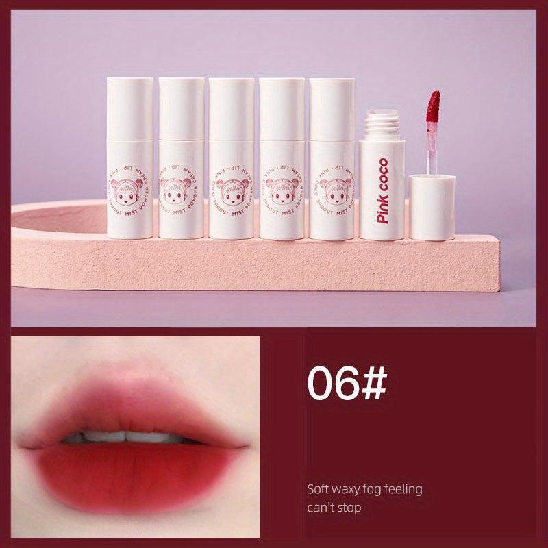 Soft Fleece Mist Lip Glaze Matte Lipstick Non Fading Non Stick Cup