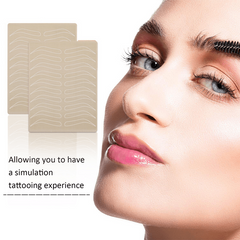 5pcs Blank Tattoo Practice Skin Double Sides Microblading Practice Skin