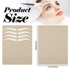 5pcs Blank Tattoo Practice Skin Double Sides Microblading Practice Skin