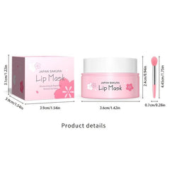 1pc Sakura Lip Caring Pack Lip Mask Repairing Balm Moisturizing Lip Mask