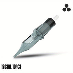 10pcs Tattoo Cartridge Needles Disposable Standard Round Liner Tattoo Supplies