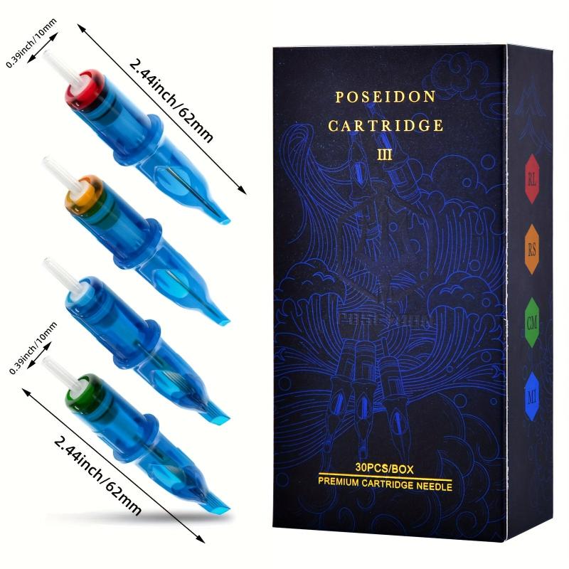 30pcs Tattoo Cartridge Needles Disposable Round Liner for Artists and Beginners