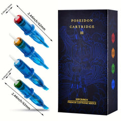 30pcs Tattoo Cartridge Needles Disposable Round Liner for Artists and Beginners
