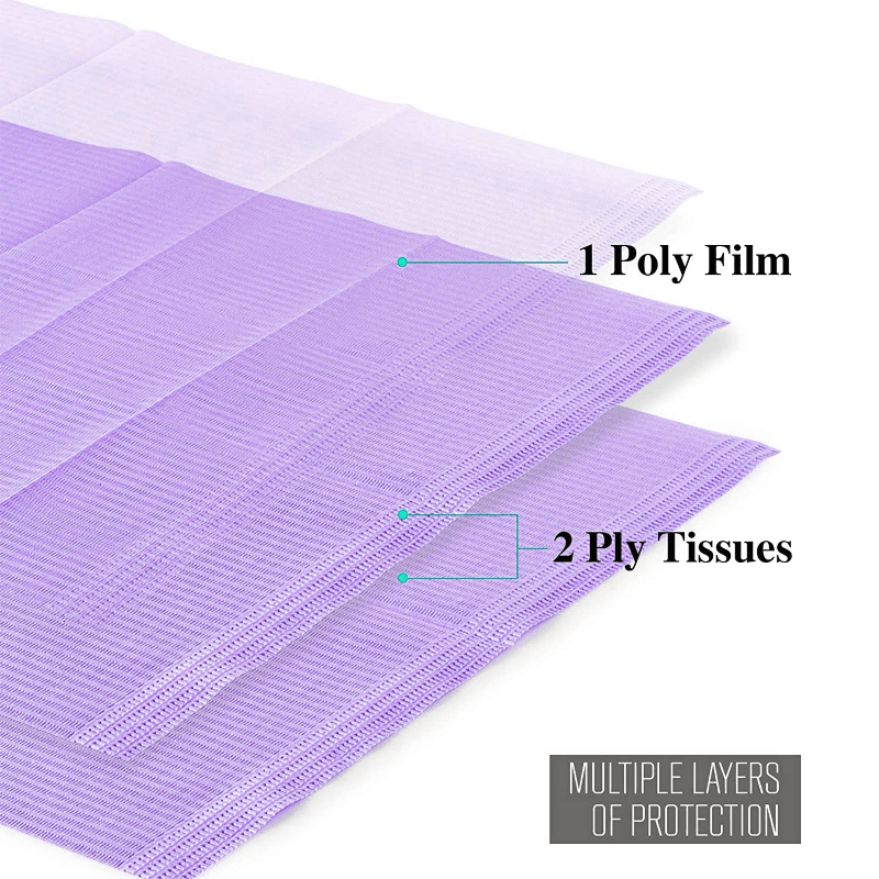 125 Pcs Table Cover Mat Tattoo Bibs Disposable Waterproof Bibs