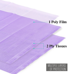 125 Pcs Table Cover Mat Tattoo Bibs Disposable Waterproof Bibs