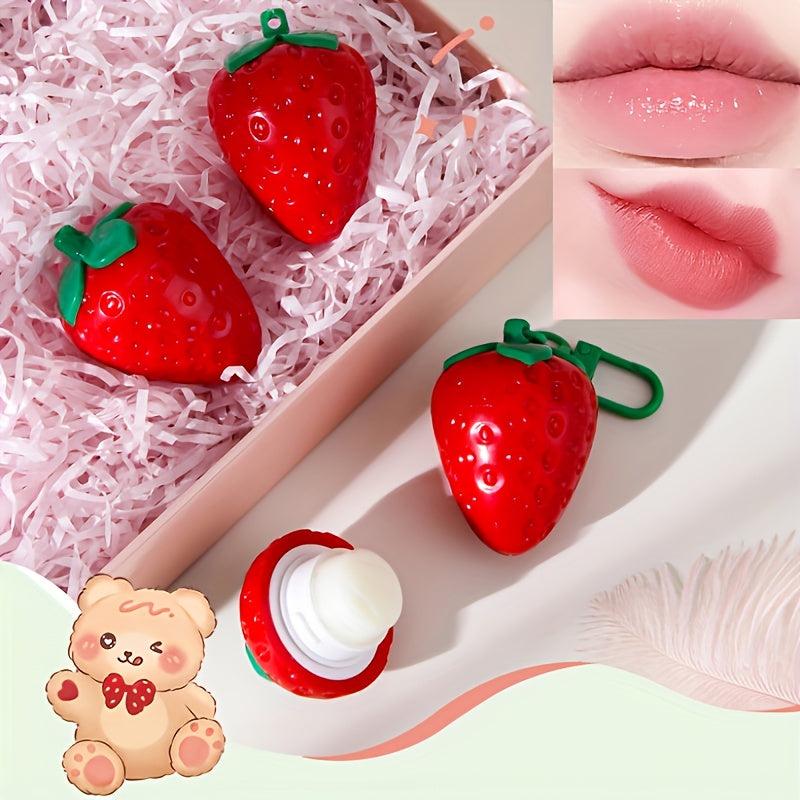 Strawberry Lip Balm for Moisturizing and Nourishing Lips
